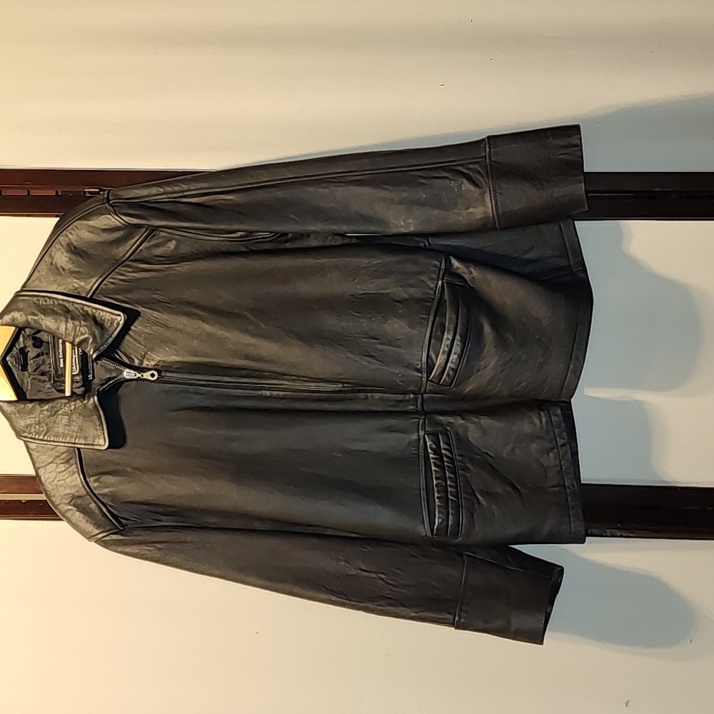 Mens Large Leather Jacket